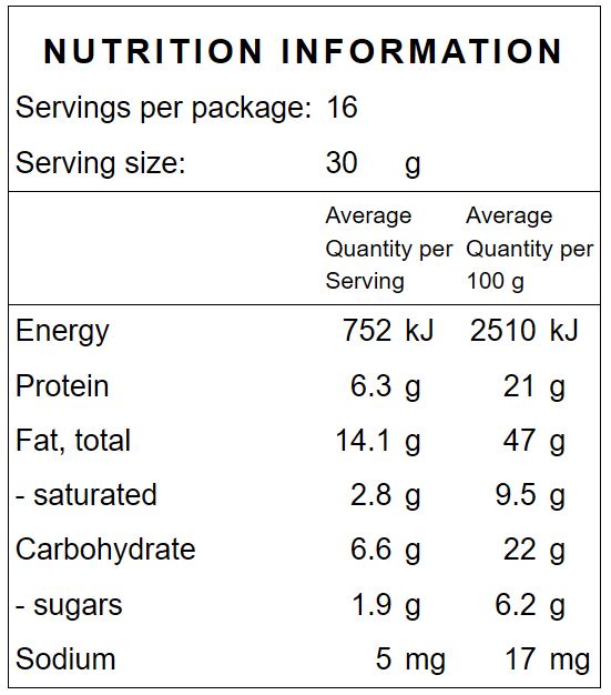 NATURAL CASHEWS LARGE PIECES