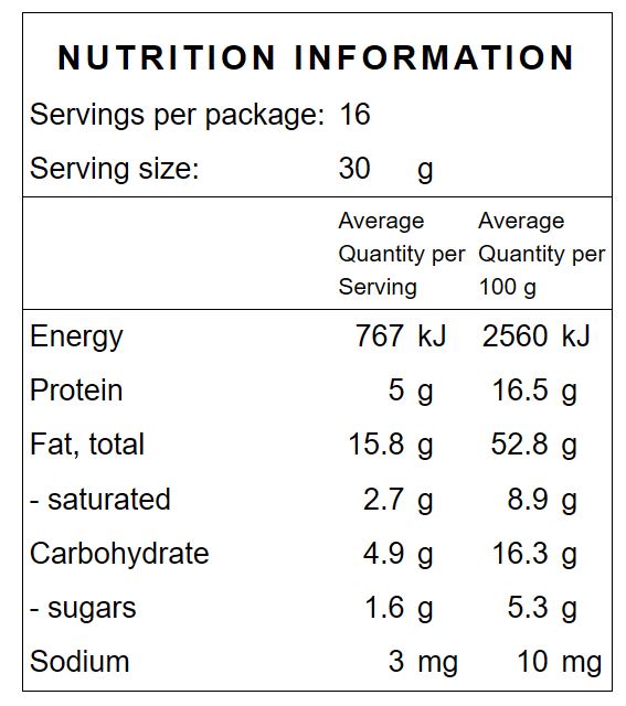 ROASTED X-LARGE PREMIUM UNSALTED CASHEWS