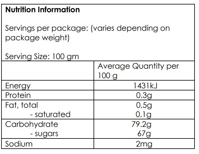DRIED CRANBERRIES SPLIT