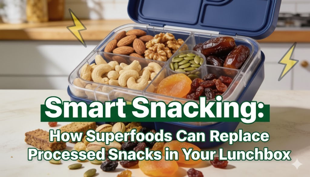 Smart Snacking for Real Energy: Say Goodbye to Processed Lunchbox Snacks