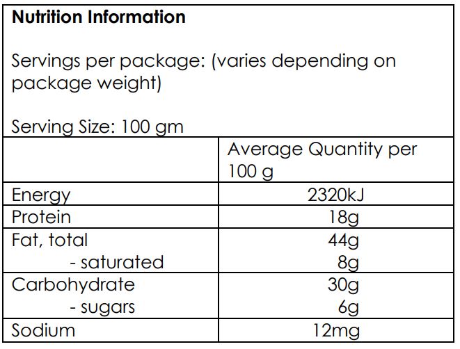 NATURAL CASHEWS SMALL PIECES