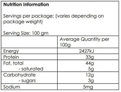AUSTRALIAN NATRUAL HEMP SEEDS