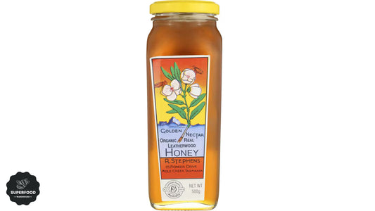 ORGANIC TASMANIAN LEATHERWOOD HONEY