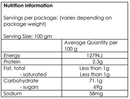 AUSTRALIAN NATURAL RAISINS
