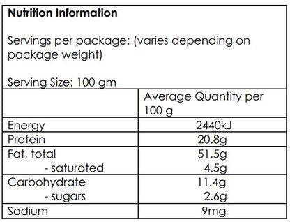 NATURAL SUNFLOWER KERNELS