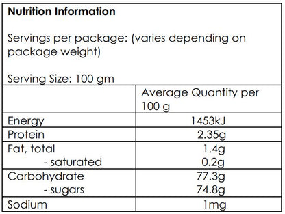 NATURAL THOMPSON RAISINS